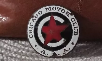 Vintage Automobile Grille Badge Chicago Motor Club A.A.A The Greenduck Co. • $74.99