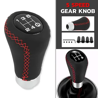 5 Speed Manual Gear Stick Shift Knob Shifter Lever W/ Adapters For Car Truck SUV • $14.38