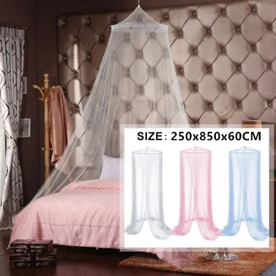 Large Mosquito Net Canopy Single Bed Fly Insect Midges Protect Curtain Tent UK • £5.49