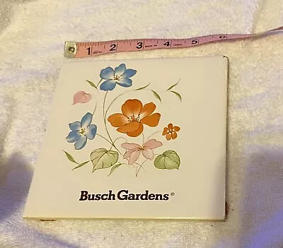 Vintage  Ceramic Tile Art Trivet  Busch Gardens • $10