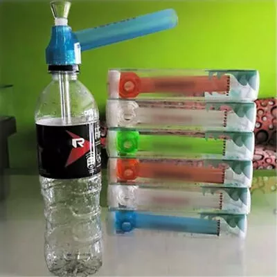 £5.99 • Buy 1x Portable Hookah Screw On Bottle Converter Water Bong Glass Pipes Pipe Smoking