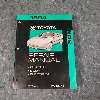 1992 Toyota MR2 Factory Service Repair Manual Volume 2 OEM • $39