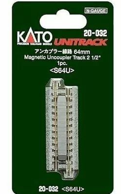 N Scale Kato Unitrack 20-032 Magnetic Uncoupler 2-1/2  64mm Straight Track • $6.37