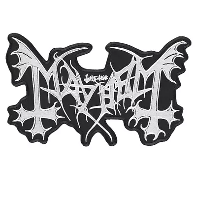 Mayhem Embroidered Sew-on Back Patch | Norwegian Black Metal Music Band Logo • $17.99