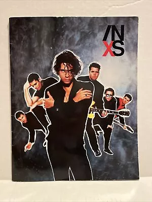 INXS 1990 X Concert Tour Program Book Michael Hutchence Andrew Jon Tim Farriss • $28