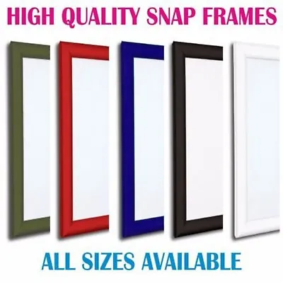 A1 A2 A3 A4 Snap Frames Poster Clip Holders Displays Retail Wall Notice Boards • £9.99