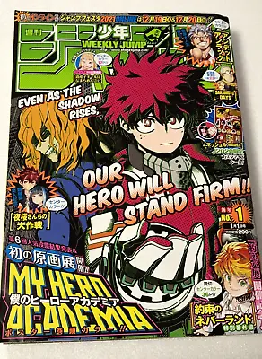 £23.97 • Buy Weekly Shonen JUMP 2021 ＃01 MY HERO ACADEMIA Cover Japanese Manga Magazine