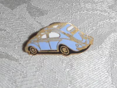 Vintage Light Blue VW Beetle Pin • $9.99