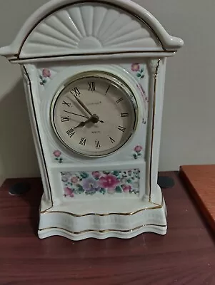 Godinger Tearose Mantle Clock • $15