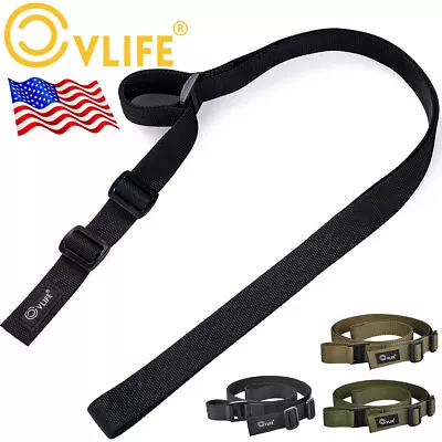 Tactical 2 Point Sling Military Nylon Adjustable Rifle Gun Sling Strap 3 Colors • $12.21