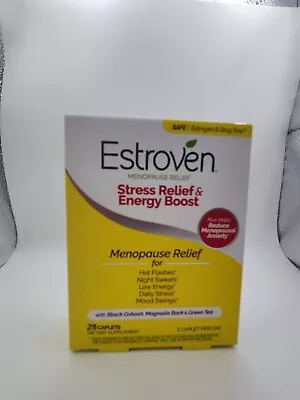 Estroven Strength And Energy Menopause Relief 28 Caplets EXP 6/24 • $19.99