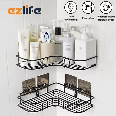 Corner Rack Holder Caddy Stainless St Organiser Bathroom Shower Storage Shelf • $14.99