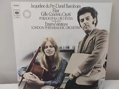 CBS 76529 Jacqueline Du Pre Elgar Cello Concerto Daniel Barenboim NM/ex Gatefold • £9.50