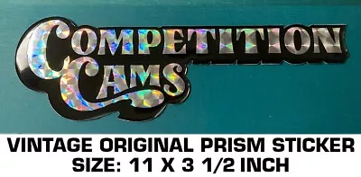 Competition Cams Vintage Original Prism Decal Sticker Nhra Drag Racing - Scca • $10.92