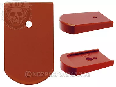For Beretta 92 96 M92 M9 Magazine Floor Plate 9mm .40 Red Pick Lasered Image • $22.99