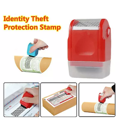 Identity Protection Roller Stamp Lionergy Wide Roller Identity Theft Prevention • $14.96