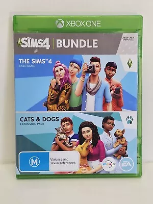 Sims 4 Bundle - Microsoft Xbox One Series X Enhanced VGC Complete + Free Postage • $17.95