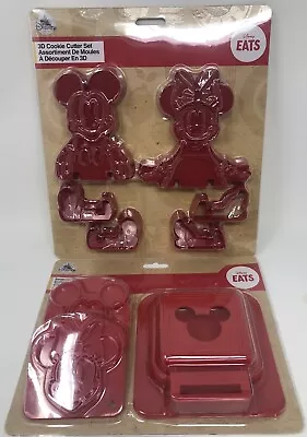 Disney 3D Cookie Cutter Set-Sandwich Stamp & Crust Cutter Set - New Boxed • $29.45