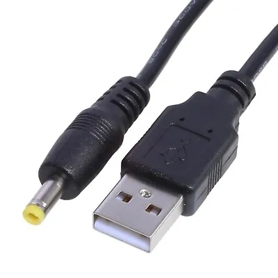 USB-A To 1.35mm 3.5mm Barrel Jack Male DC 5v Power Charger Plug Adapter Cable • £3.49