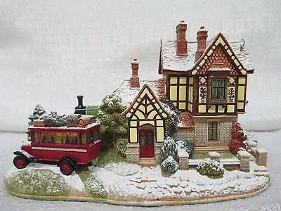 Lilliput Lane Bluebell Line Snow Covered 2004 Illuminated Cottages L2794 • £477.28