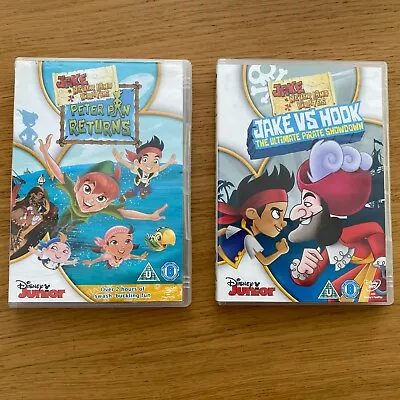 Disney Junior Jake And The Never Land Pirates DVD X2 • £3.90