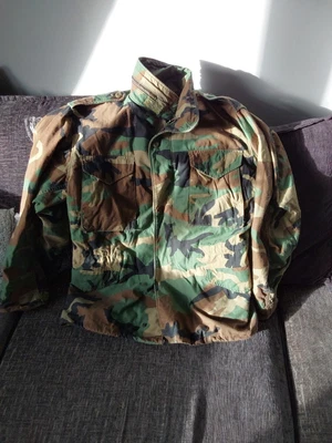 £55 • Buy Genuine US Army M65 Field Jacket Woodland Size Medium Regular 