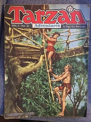 Vintage Tarzan Adventures Comic Vol 3 No 43 1954 Edgar Rice Burroughs • £5.99