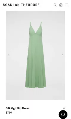 $400 • Buy Scanlan And Theodore Silk GGT Size 6 Apple BNWT