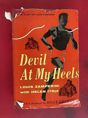 DEVIL AT MY HEELS The Story Of Louis Zamperini 1956 1st Ed. Hb W/Dustcover • $249.99