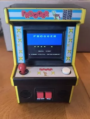 Mini Arcade Classics Konami FROGGER Game Handheld Retro Cabinet 06 TESTED • $26.99