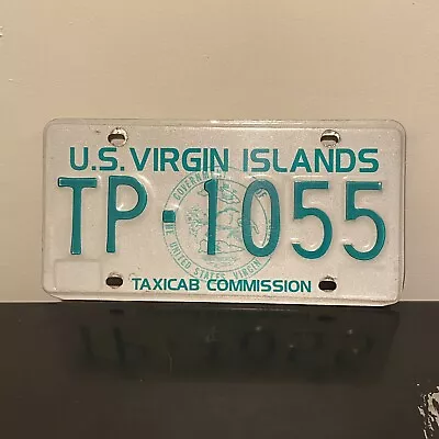 VIRGIN ISLAND U.S. Taxicab Commission Caribbean License Plate - Expired • $19.15