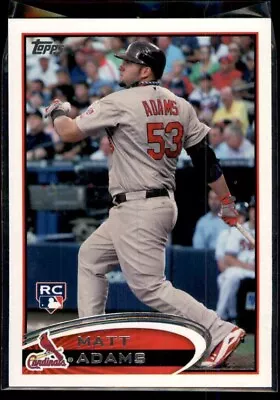 2012 Topps Update Matt Adams RC #US179 St. Louis Cardinals • $1.25