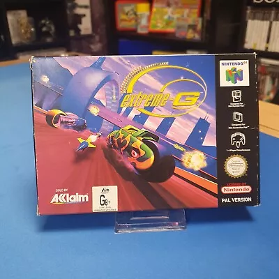 Extreme G - N64 - Boxed - Tested & Working - PAL - CIB • $62.99