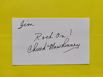 Charles Mawhinney Vietnam USMC Sniper103 Kills Signed 3x5 Card Inscribed Jim • $24.99