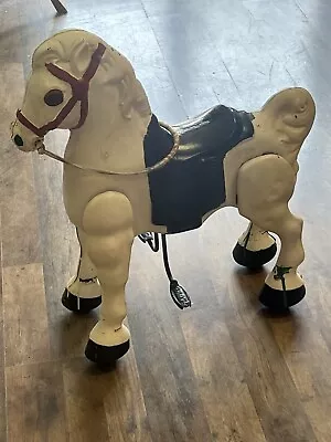 Antique MOBO Horse Metal Ride On KIDS Toy Bouncy Bronco Steel 1950-1960 • $94.95