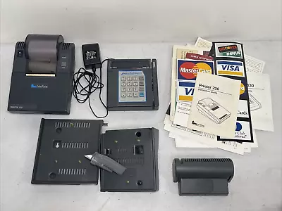 VeriFone Printer 220 And Tranz 330 Vintage Credit Card Machine See Description • $15