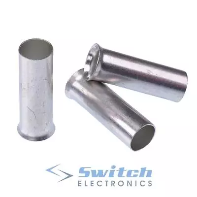 £2.39 • Buy Uninsulated Cord End Bootlace Crimp Cable Ferrule Terminals - 0.5mm² To 25mm²
