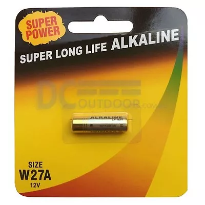 12V Super Alkaline 27A / W27A Battery GP27A MN27 For Remote Control Alarm  • $7.99