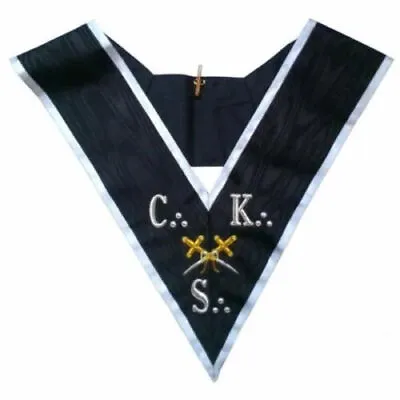 Masonic Sash - MASONIC COLLAR - AASR - 30TH DEGREE - CKS - Cross Sword Collar • £63.25