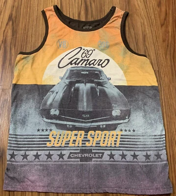 $4.28 • Buy Chevy Camaro Mens Muscle Shirt Large GM V8 396 Ss Supersport