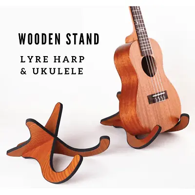 $19 • Buy Lyre Harp & Ukulele Wooden Stand