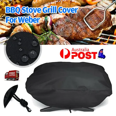 Outdoor BBQ Barbecue Grill Cover Waterproof Dustproof For Weber 7110 Q1000 • $14.45