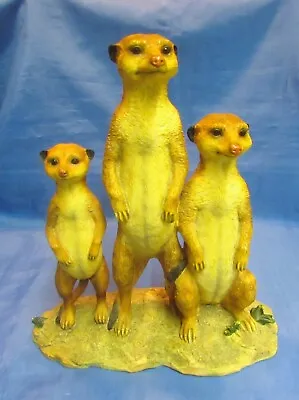 The Leonardo Collection Out Of Africa Three Meerkats  2009 Figurine Ornament • £25