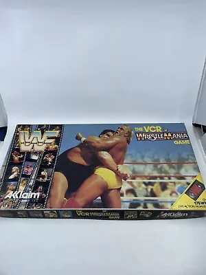 Vintage WWF VCR Wrestlemania Board Game 1988 Acclaim Vhs Tape Hulk Hogan Andre • $18.27