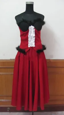 $69.99 • Buy Bakemonogatari Shinobu Oshino Kiss Shot Red Dress Outfit Cosplay Costume @