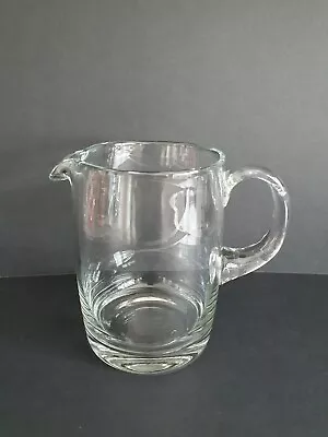 Vintage Very Large Heavy Hand Blown Cocktail/Juice/Lemonade Jug/Pitcher • £12