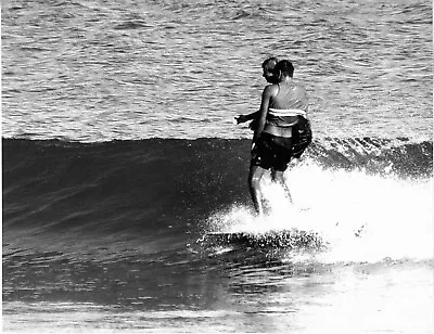 Surfing Photo Of Miki Dora And Butch Linden- Photo By Brad Barrett • $75