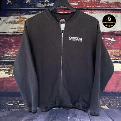 VTG 90s HARLEY DAVIDSON Sweatshirt Jacket Full Zip Faded Distressed New York USA • $31