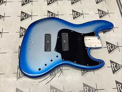 Squier Contemporary Precision P Bass Guitar Body 4 String Blue Silver Metallic • $120