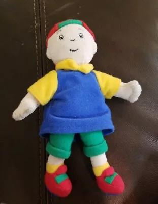 PBS Kids Caillou Soft  Plush Doll 7  Stuffed Doll Caillou Beanie EUC • $10.06